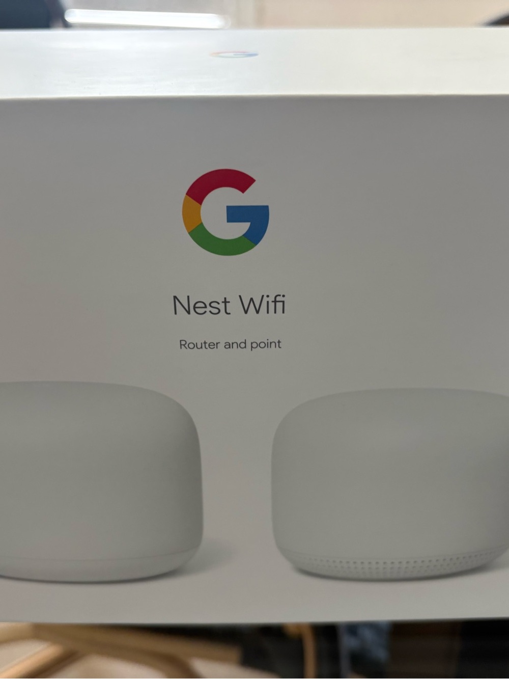 Google Nest Wifi Router and Point - White